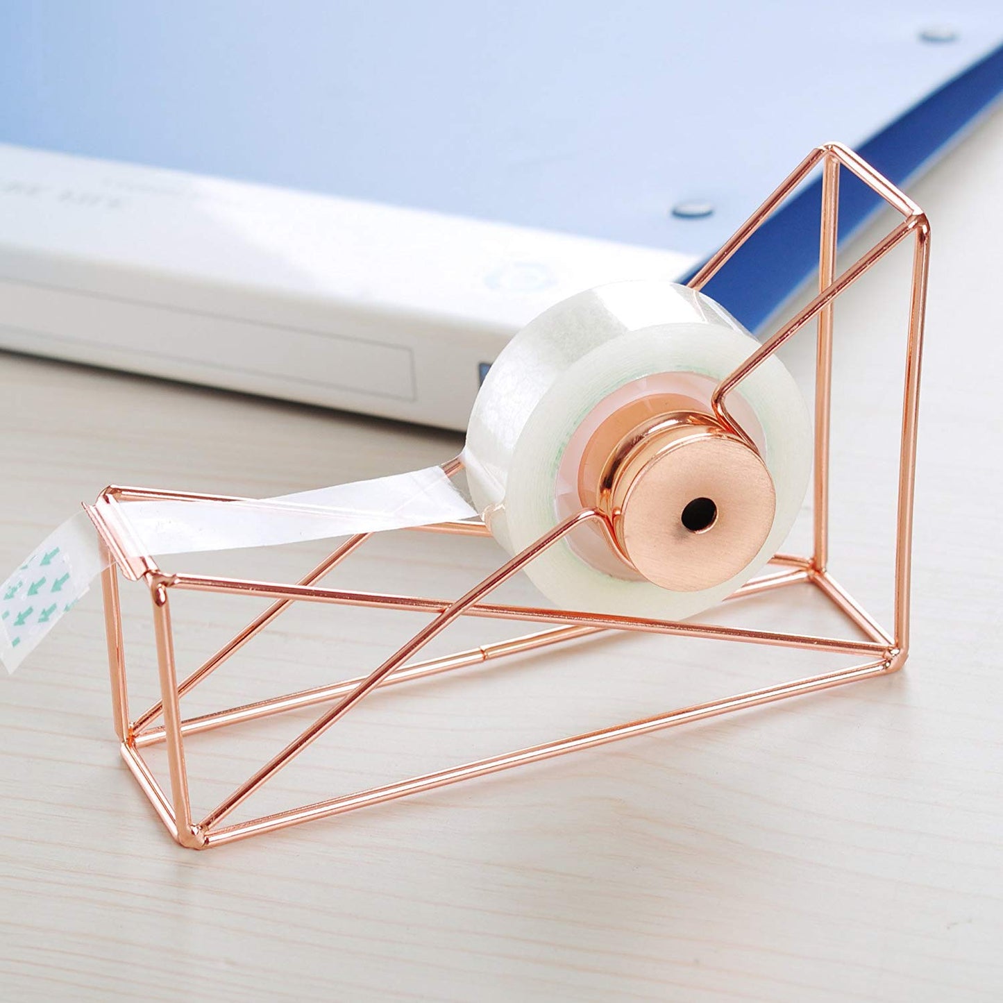 Desktop tape dispenser ,rose gold