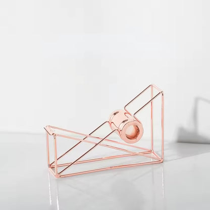 Desktop tape dispenser ,rose gold