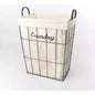 Squared laundry basket