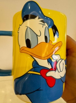 Disney character mugs with hand grip