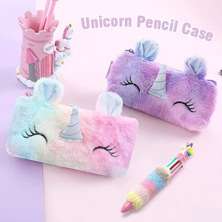 Unicorn pencil case for girls