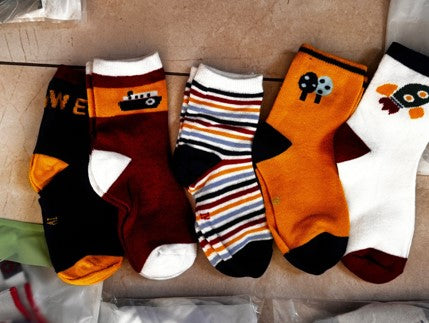 Set of 5 pairs of socks for kids