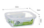 Storage box with sealed lid : 1000 ml