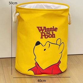 Foldable Winnie the Pooh laundry / toys basket