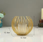 Gold wire candle tealight holde