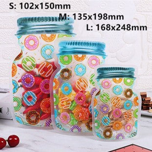 Set of 3 jars of different sizes