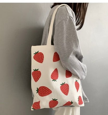 Strawberry tote bag