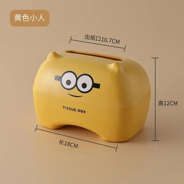 Plastic eye tissue box