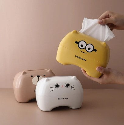 Plastic eye tissue box