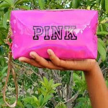 Pink makeup/ toiletery bag