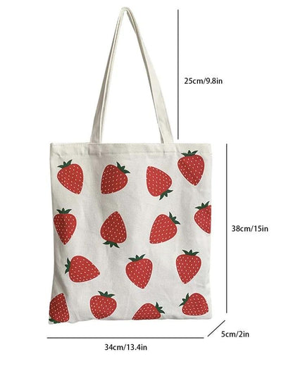 Strawberry tote bag