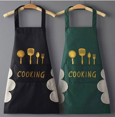 Unisex 1pc Kitchen Bib PVC Adjustable Cooking Apron